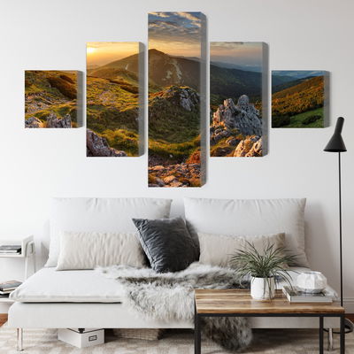 Ljuddämpande tavla - Bread mountain peak