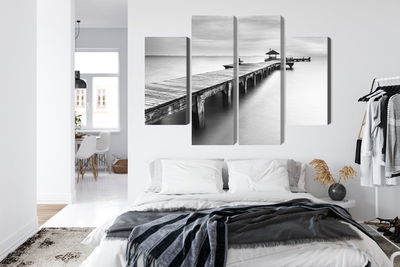 Ljuddämpande tavla - Wooden pier