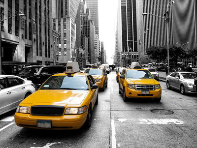 Ljuddämpande tavla - Taxis in New York