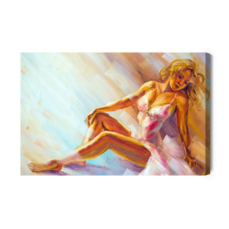 Ljuddämpande tavla - Painted ballerina