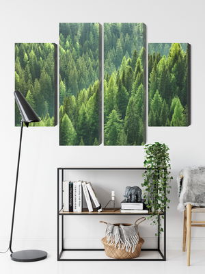 Ljuddämpande tavla - The green of the forest