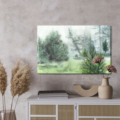 Ljuddämpande tavla - Pine forest