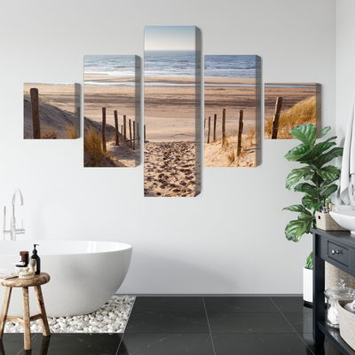 Ljuddämpande tavla - Sandy path to the north sea