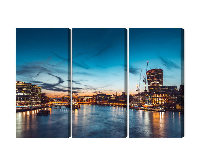 Ljuddämpande tavla - River thames in great britain