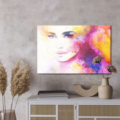 Ljuddämpande tavla - The face of a woman