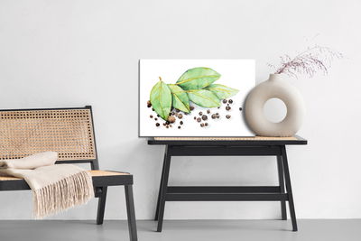 Ljuddämpande tavla - Bay leaves with spices