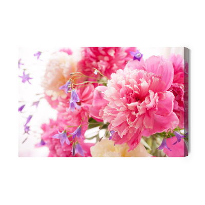 Ljuddämpande tavla - Pink peonies