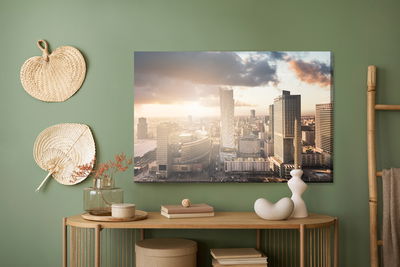 Ljuddämpande tavla - Panorama of Warsaw