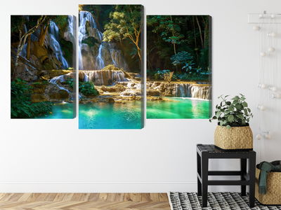 Ljuddämpande tavla - Kuang si waterfall