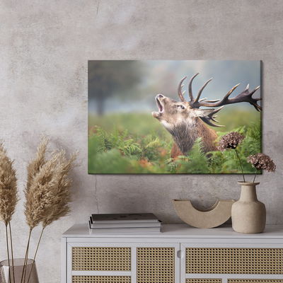 Ljuddämpande tavla - A roaring deer