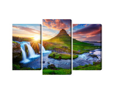 Ljuddämpande tavla - View of the kirkjufellsfoss