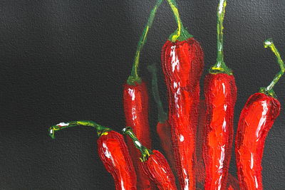 Ljuddämpande tavla - Chilli peppers as painted