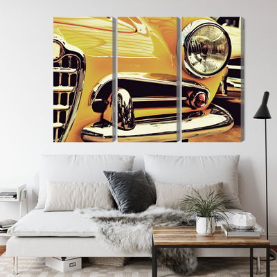 Ljuddämpande tavla - The front of a vintage car