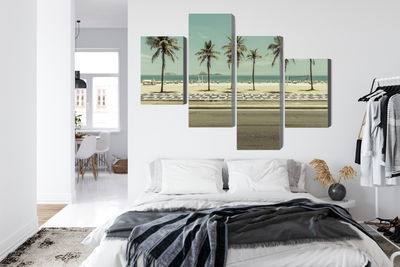 Ljuddämpande tavla - Palm trees on the ipanema