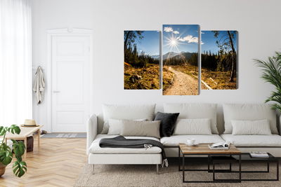 Ljuddämpande tavla - A sunny day in the tatras 3d