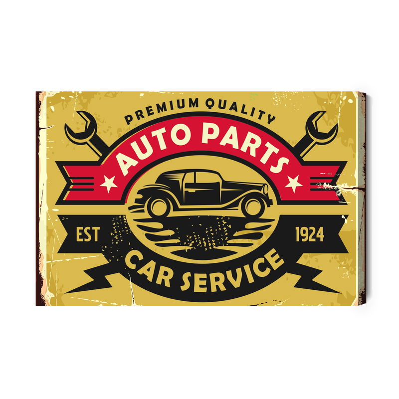 Ljuddämpande tavla - Vintage car service