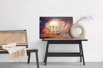 Ljuddämpande tavla - Jesus on the cross