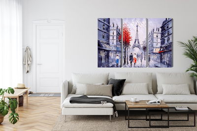 Ljuddämpande tavla - The view of the Paris street