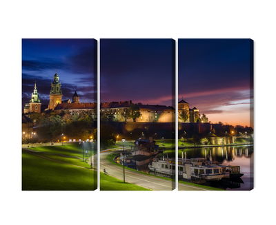 Ljuddämpande tavla - Wawel royal castle at sunrise