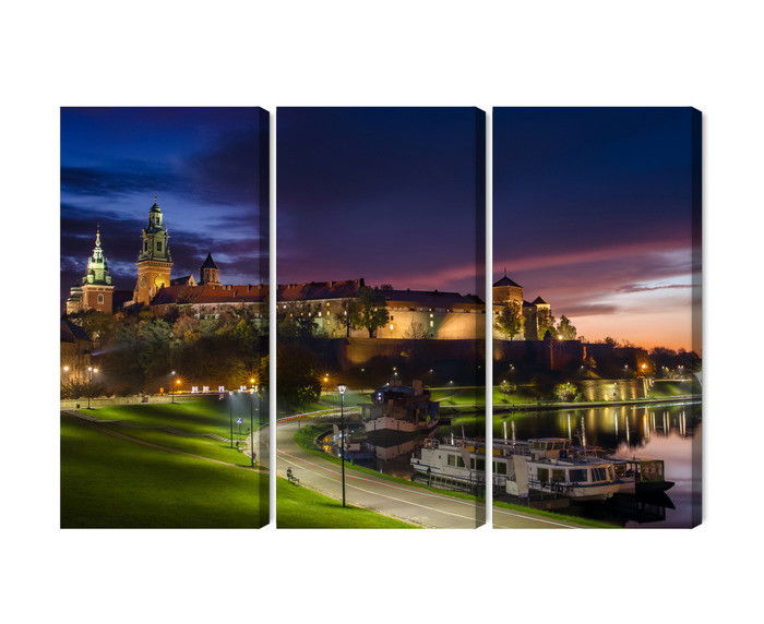 Ljuddämpande tavla - Wawel royal castle at sunrise