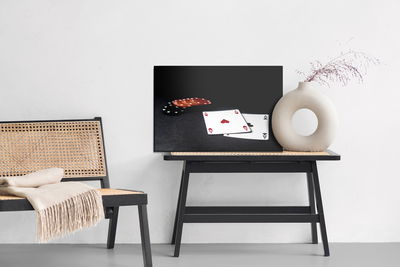 Ljuddämpande tavla - Poker cards and chips