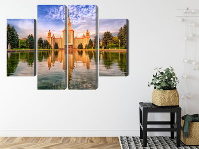 Ljuddämpande tavla - View of the building