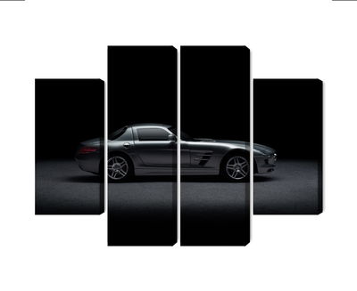 Ljuddämpande tavla - Sports car on a dark