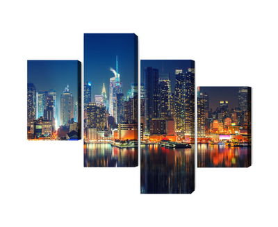 Ljuddämpande tavla - Panoramic view of manhattan