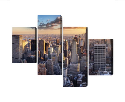 Ljuddämpande tavla - 3d panorama of New York city