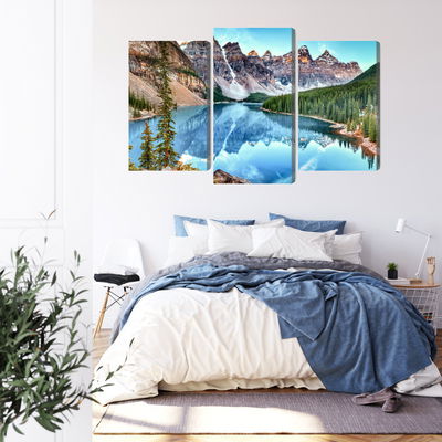 Ljuddämpande tavla - Moraine Lake in banff