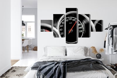 Ljuddämpande tavla - Car speedometer