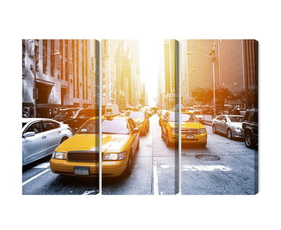 Ljuddämpande tavla - Taxi in the sunshine nyc