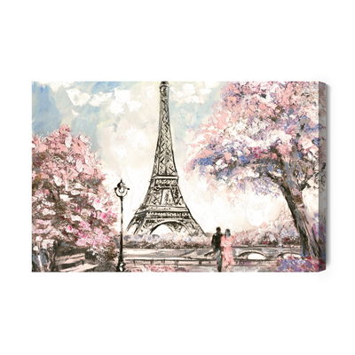 Ljuddämpande tavla - Romantic picture of Paris