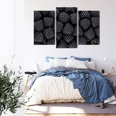 Ljuddämpande tavla - Blackberries on a macro scale