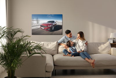 Ljuddämpande tavla - The car in motion