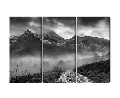 Ljuddämpande tavla - Hala gasienicowa in black