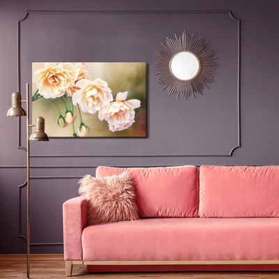 Ljuddämpande tavla - Miniature roses