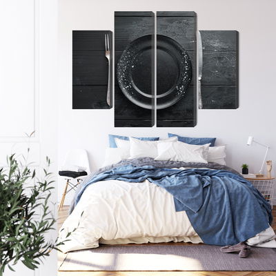 Ljuddämpande tavla - Vintage tableware