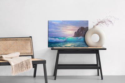 Ljuddämpande tavla - The sea at dawn