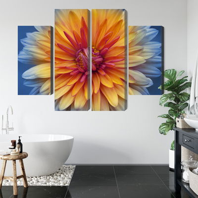 Ljuddämpande tavla - Chrysanthemum flower close