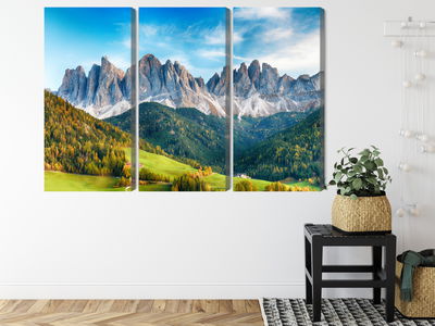 Ljuddämpande tavla - Dolomites mountain range