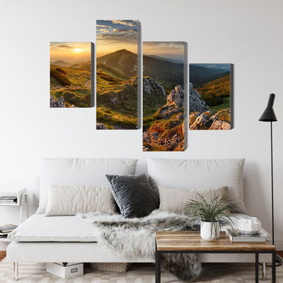 Ljuddämpande tavla - Bread mountain peak