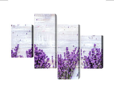 Ljuddämpande tavla - Lavender flowers on a rustic