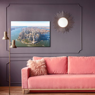 Ljuddämpande tavla - Aerial view of manhattan