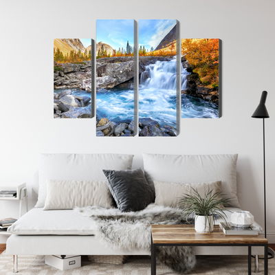 Ljuddämpande tavla - Autumn landscape