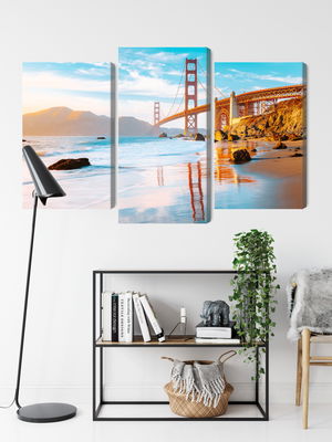 Ljuddämpande tavla - The Golden Gate bridge