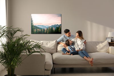 Ljuddämpande tavla - Landscape with the italian