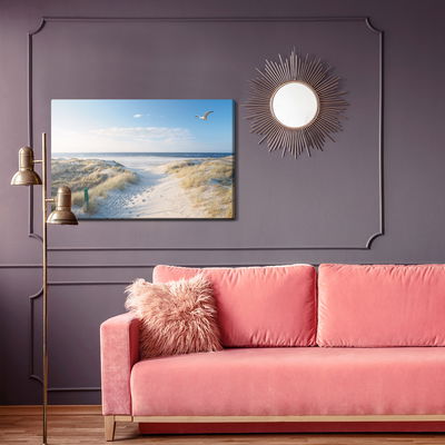 Ljuddämpande tavla - Beach and sea