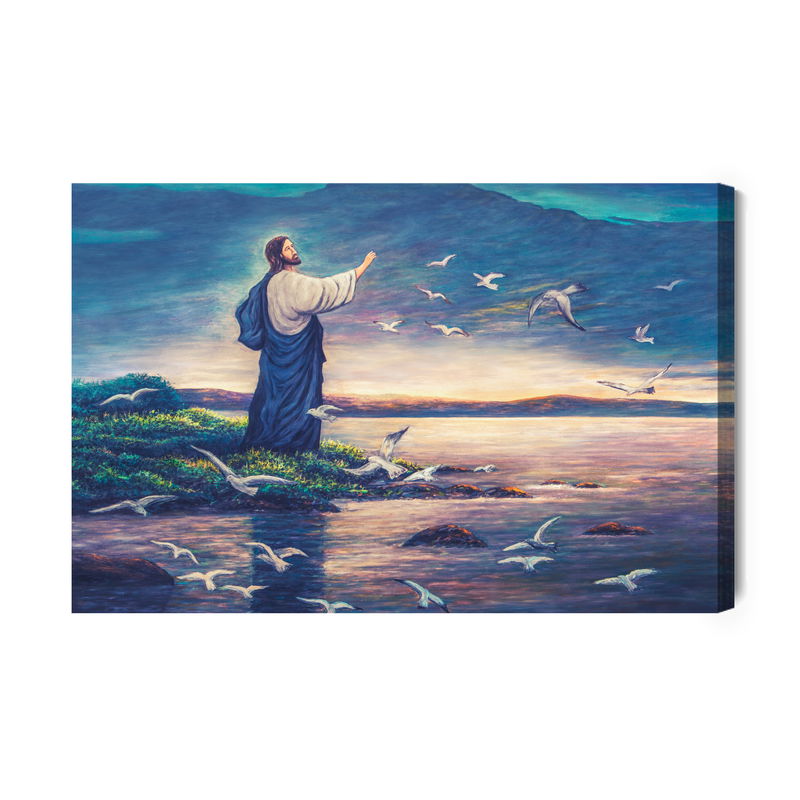 Ljuddämpande tavla - Jesus standing