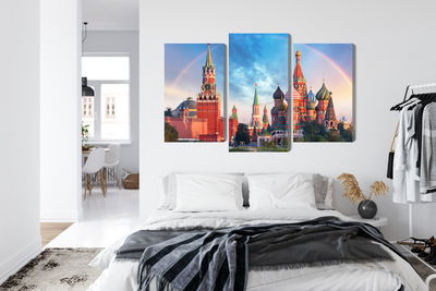 Ljuddämpande tavla - Panorama of the red square